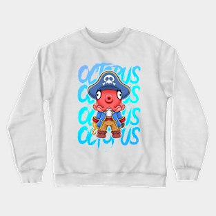 captain Octopus Crewneck Sweatshirt
